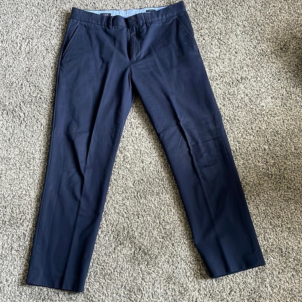 Navy J. Crew Trouser - 32x30